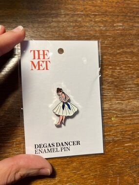The Met Degas Dancer Enamel Brooch New NWT
